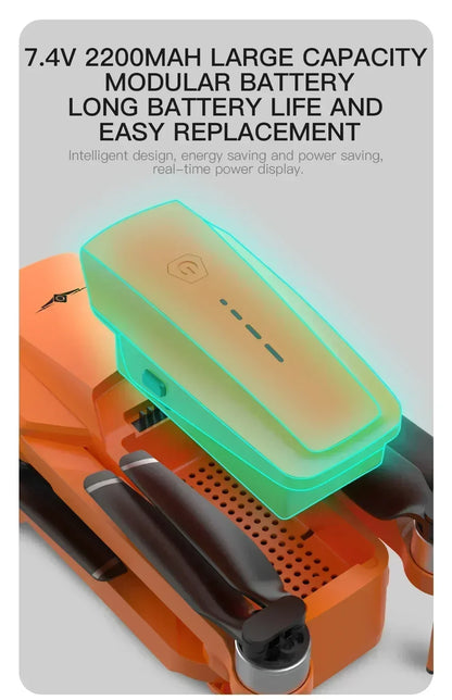 KF102 4K GPS Drone Dual HD Camera WIFI FPV Foldable Quadcopter