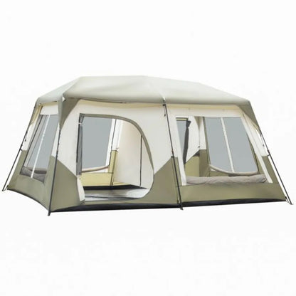 10 Person Camping Tent Setup in 60 Snds with Rainfly Windproof Tent with Carry Bag