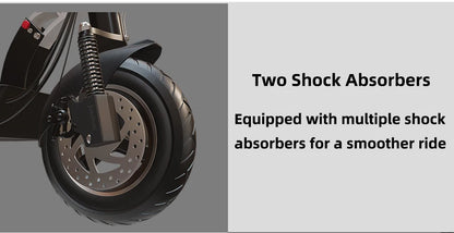 48V 26AH Lithium Battery Electric Scooter with Seat