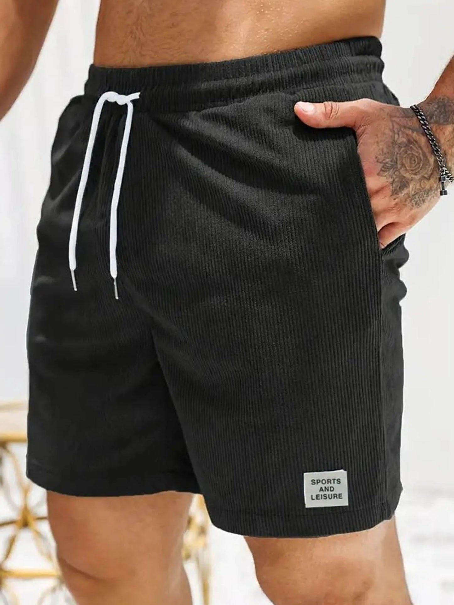 Men s Cotton Cargo  Casual Loose Fit Multi-Pocket Hiking Shorts