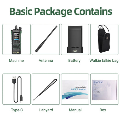 Long Range Multi Band Bluetooth GPS Walkie Talkie 10W