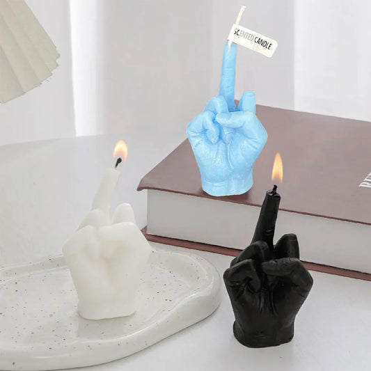 Middle Finger Scented Candle Long Lasting Aromatherapy Candles