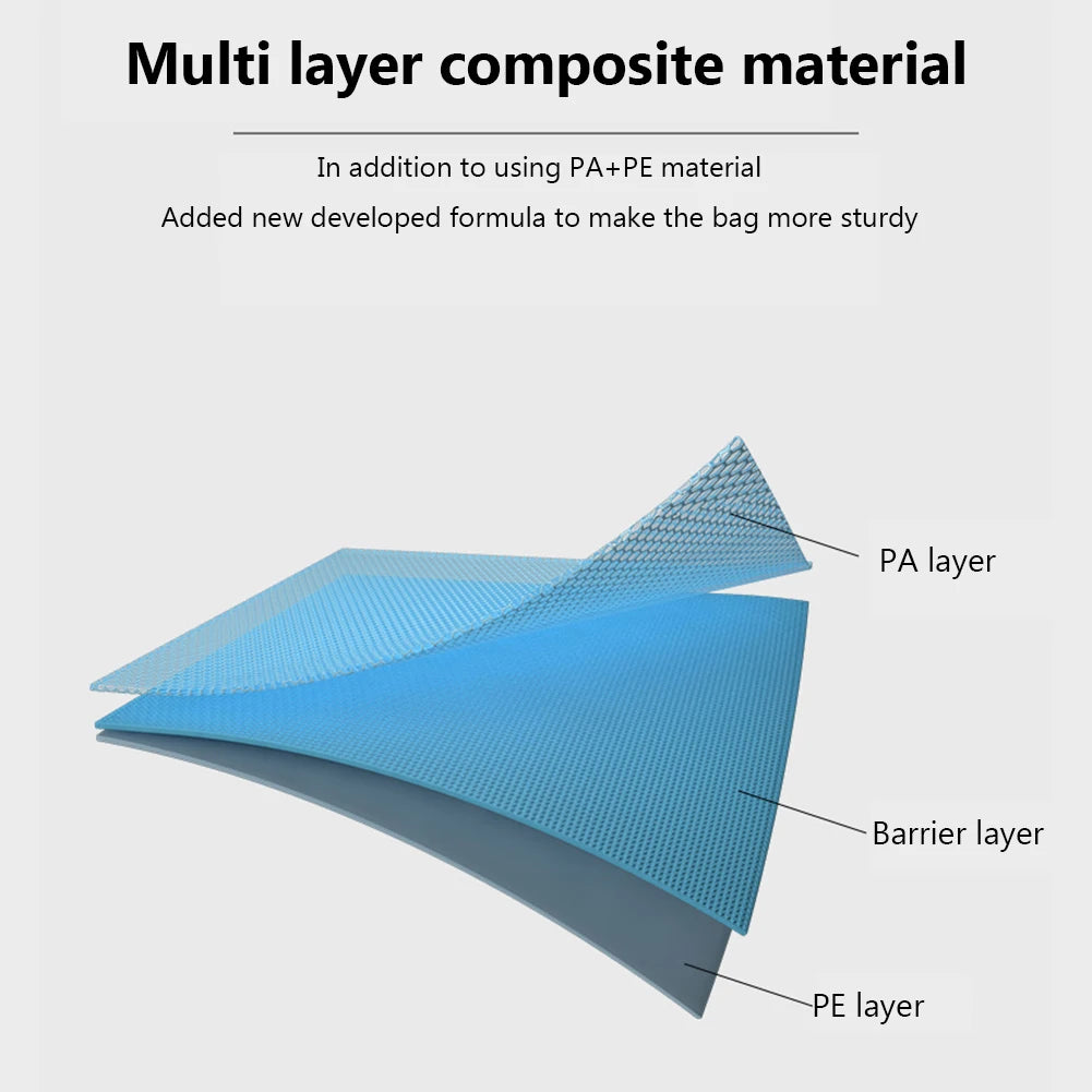 Folding Compressed Organizer Reusable Vacuum Storage Bags