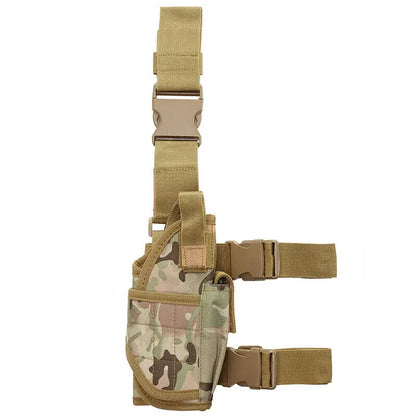 Tactical Adjustable Pistol Thigh Holster Magazine Pouch Right Hand Gun Holster