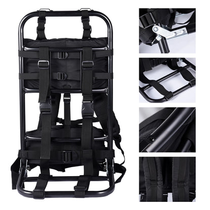 Camping Backpack External Frame  Portable Foldable Hunting Carrier Bag Holder