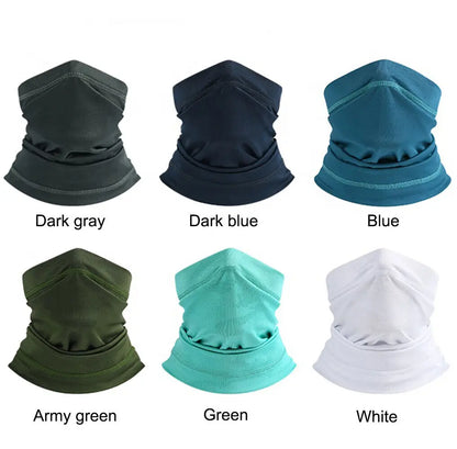 Cooling Neck Gaiter Summer Face Cover  UV Protection