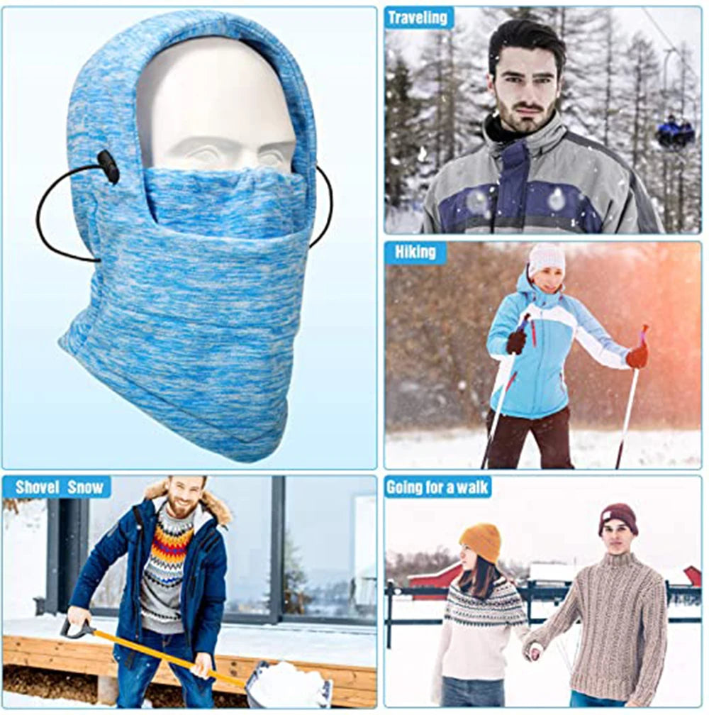 Winter Fleece Windproof  Full Face Scarf