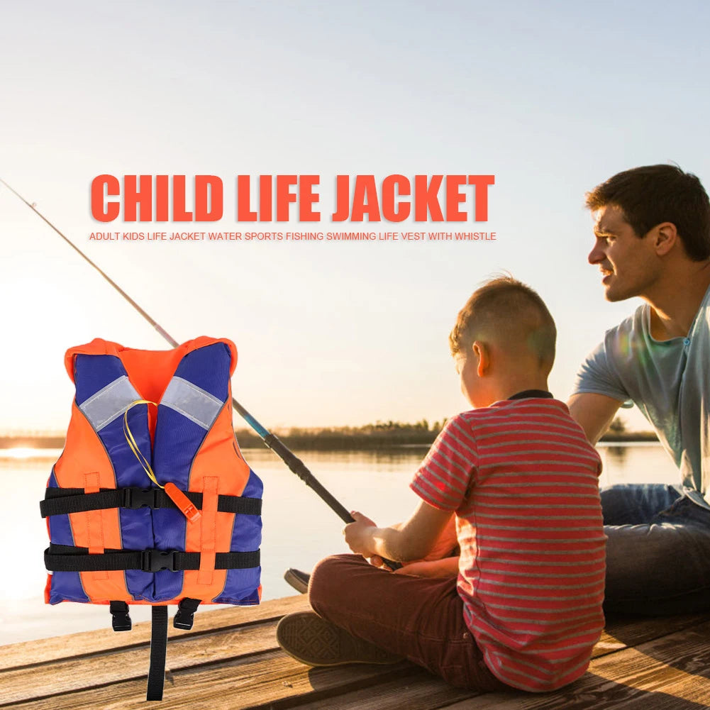 Kids Life Jacket  Life Vest with Whistle