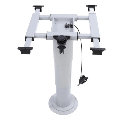 RV Table Pedestal Base for Boats Yachts Remote Control Pneumatic Adjustable Stand 355 to 730mm