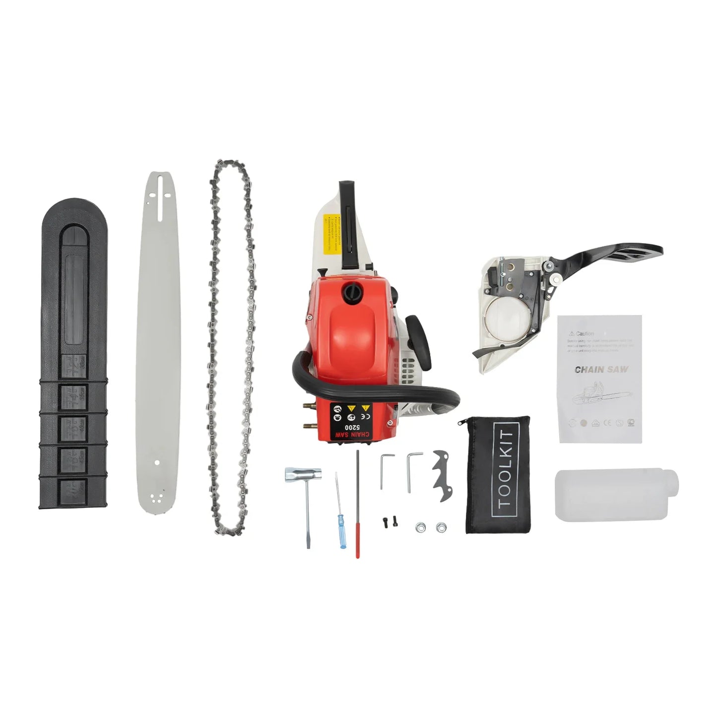 20 Inches 52CC GasolinePowered Cordless Chainsaw for Cutting Wood