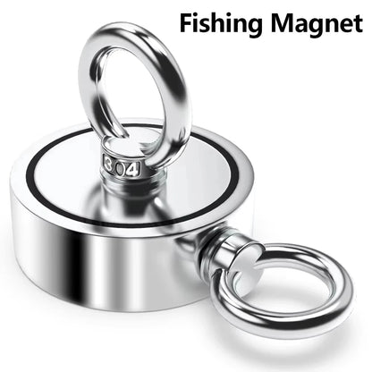 Strong Powerful Neodymium Magnet Double Side Salvage Search Magnet