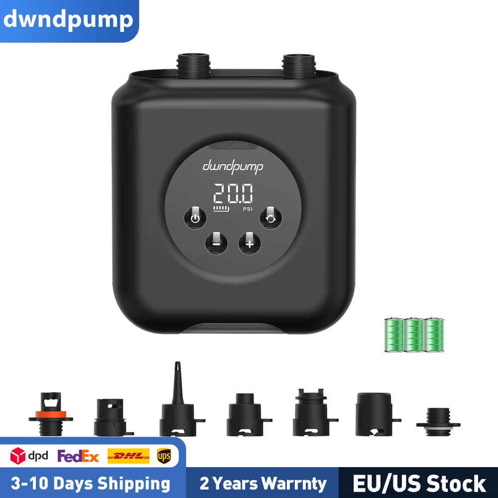 Paddle Board  Electric Portable Rechargeable SUP Pump 20PSI for PVC Boats, Kayaks, Mattress