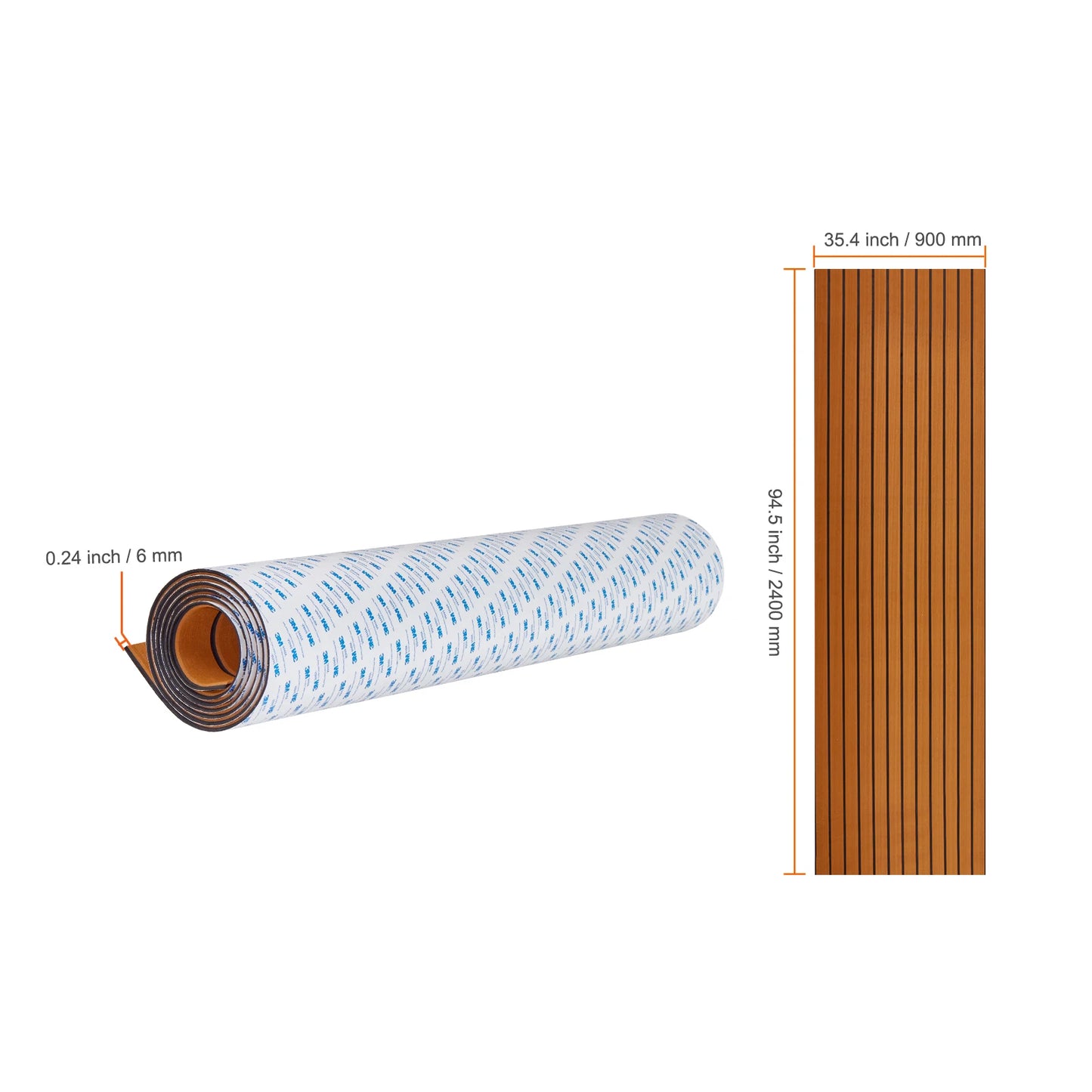 Boat Flooring Foam Boat Decking Non-Slip Self-Adhesive Flooring