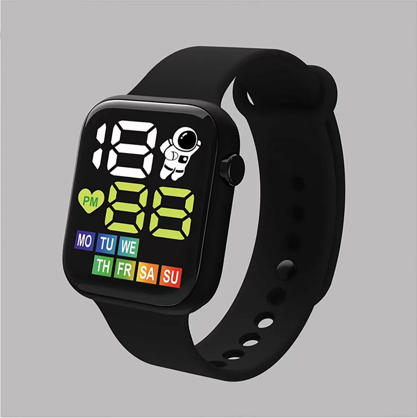 kids Sport Watches Led Display Multi-Function Digital Alarm Clock
