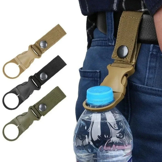 Tactical Buckle Hook Water Bottle Holder