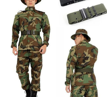 Tactical Military Pistol Belt  Adjustable  Hunting Webbing Waistband Belt