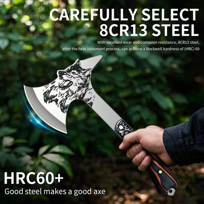 Stainless Steel  Axe Multi-function Tactical Wolf-head axe