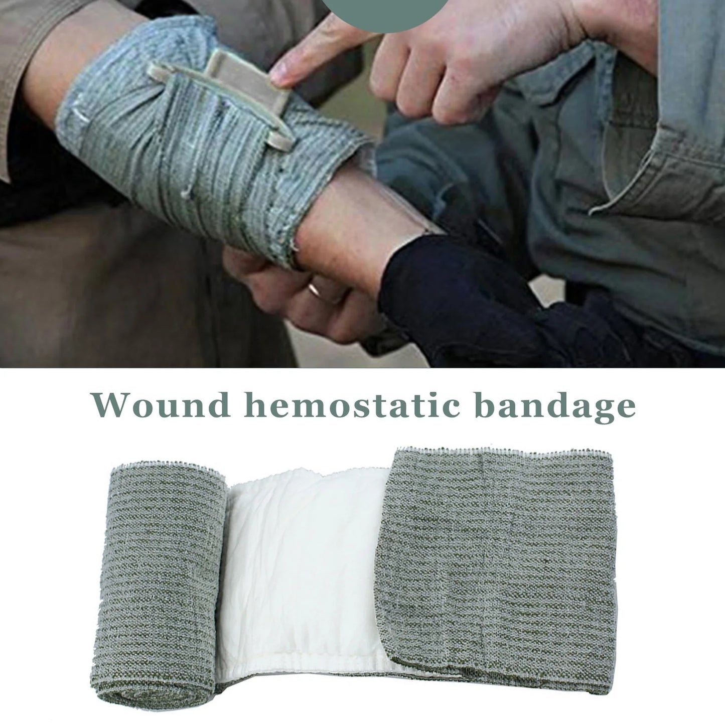 4/6 Inch First Aid Trauma Tourniquet Multifunction Hemostatic Control Bandage