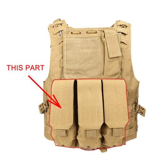 Military Triple Magazine Pouch Nylon Tactical Molle Vest Pouches