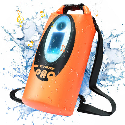 Solar/Battery Powered Waterproof Backpack with Bluetooth Speaker