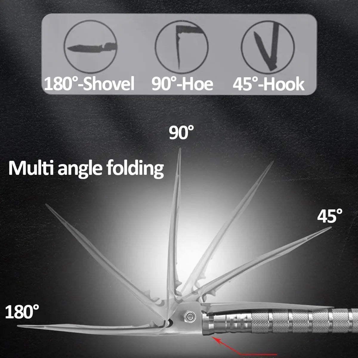 Multi Functional Detachable Foldable  Electric Shovel