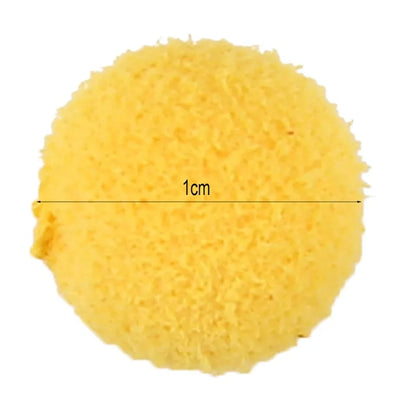 30Pcs/Lot Carp Fishing Foam Pop Up Soft Pellet Bait / Floating Lure (Yellow 10mm)