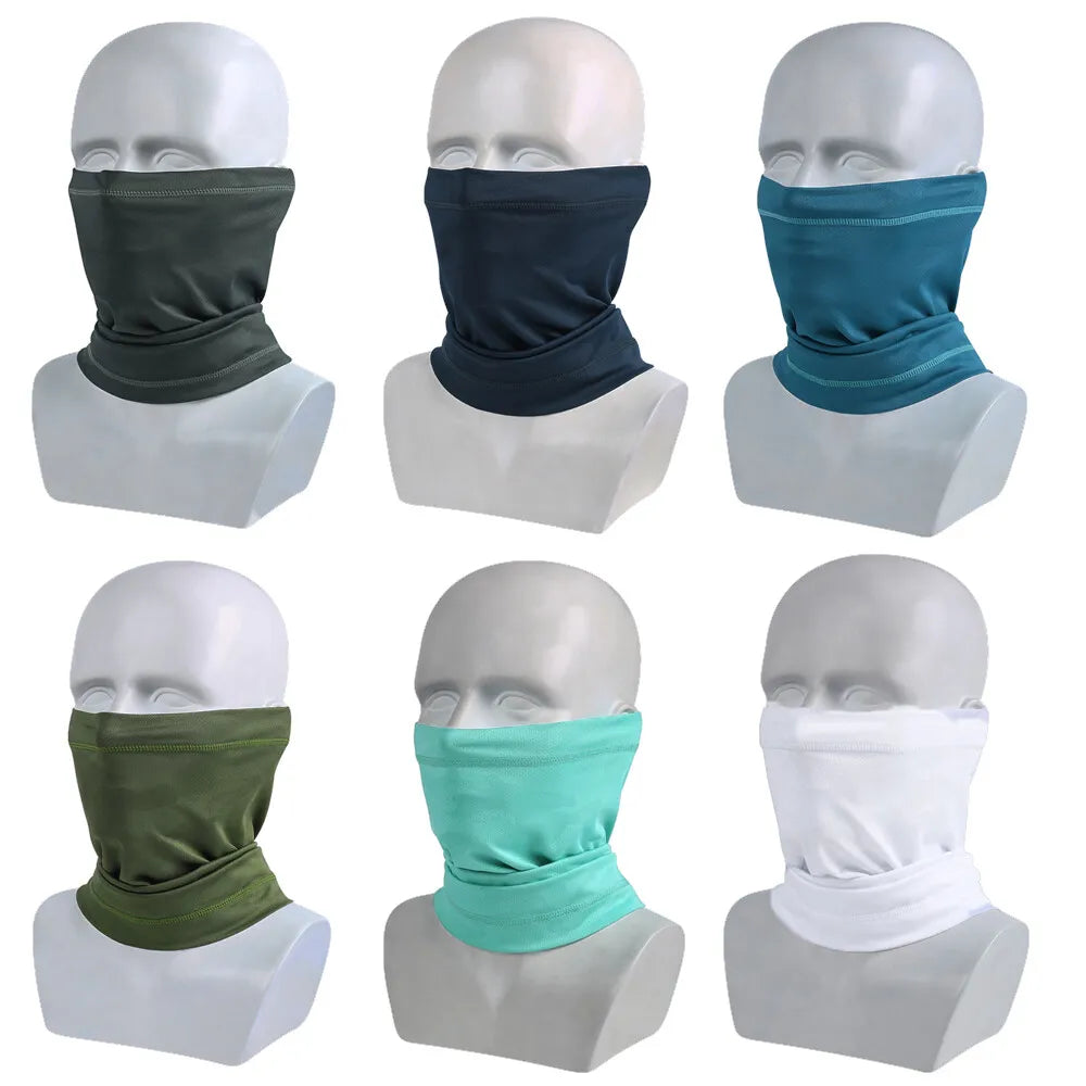 Cooling Neck Gaiter Summer Face Cover  UV Protection