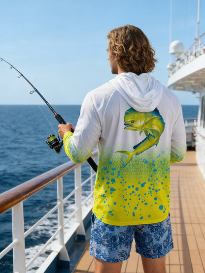 Fishing Hoodie Sailing Shirt  Long Sleeve Sun Protection Jersey