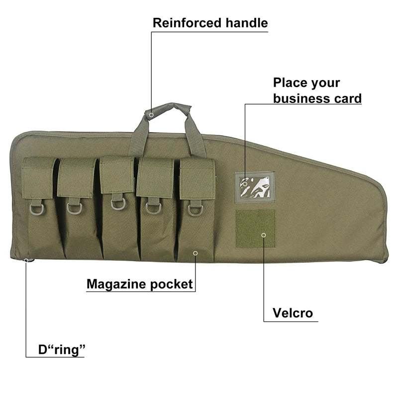 42inch Tactical Rifle Case   Backpack