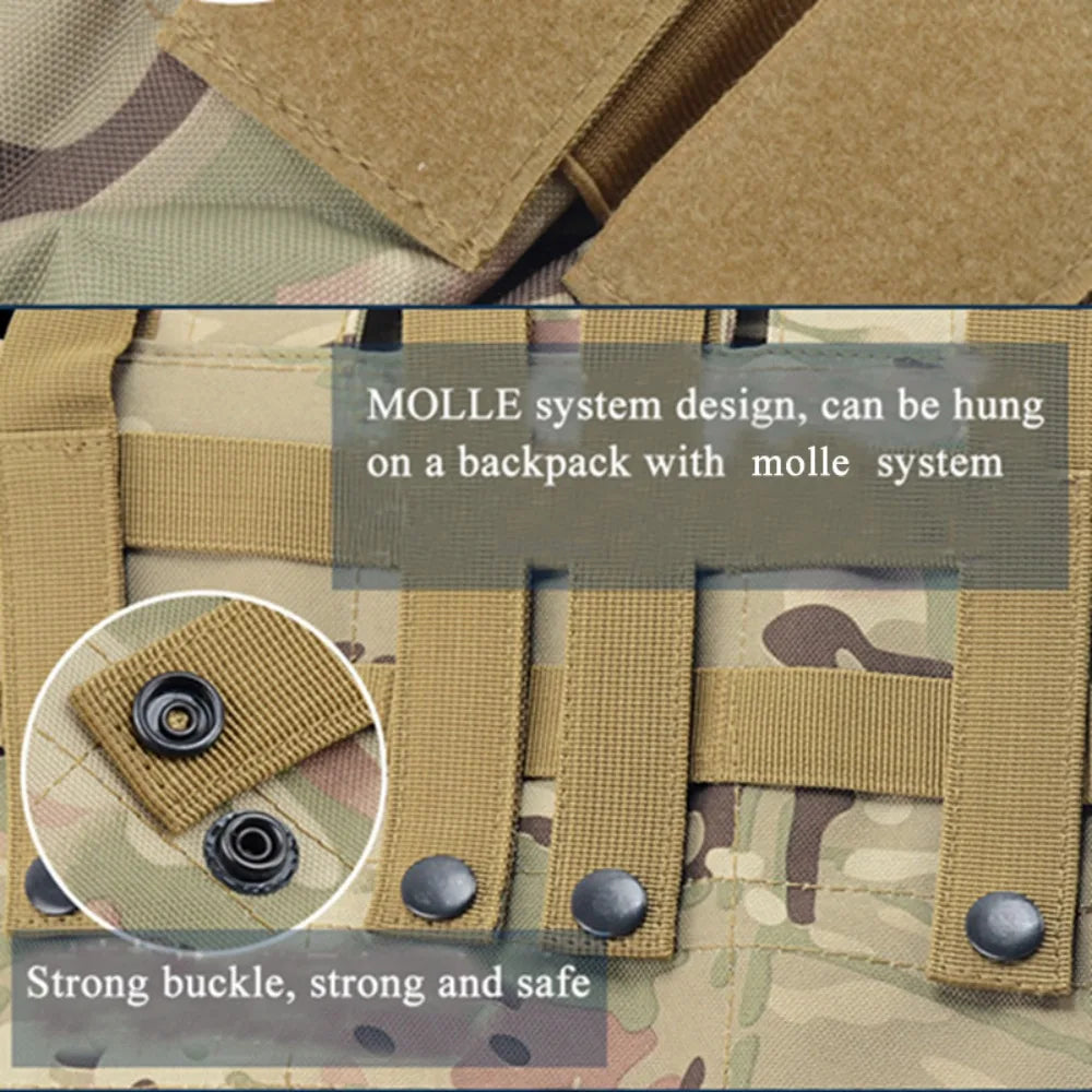 Military Triple Magazine Pouch Nylon Tactical Molle Vest Pouches