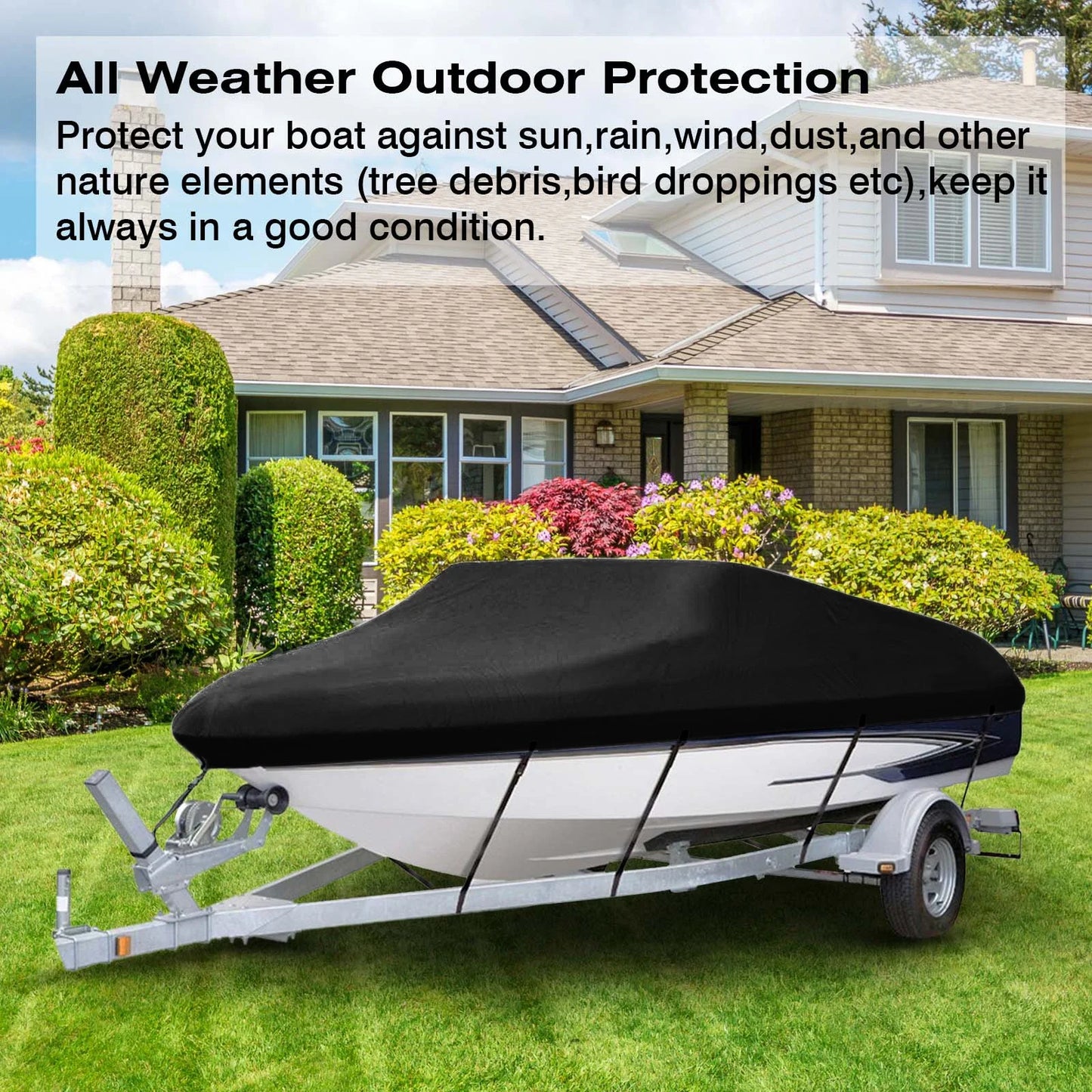 v Shape Boat Cover 20-22ft