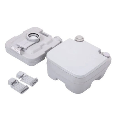 Lightweight Portable Toilet 2.6 Gallon Flushable Camping Toilet