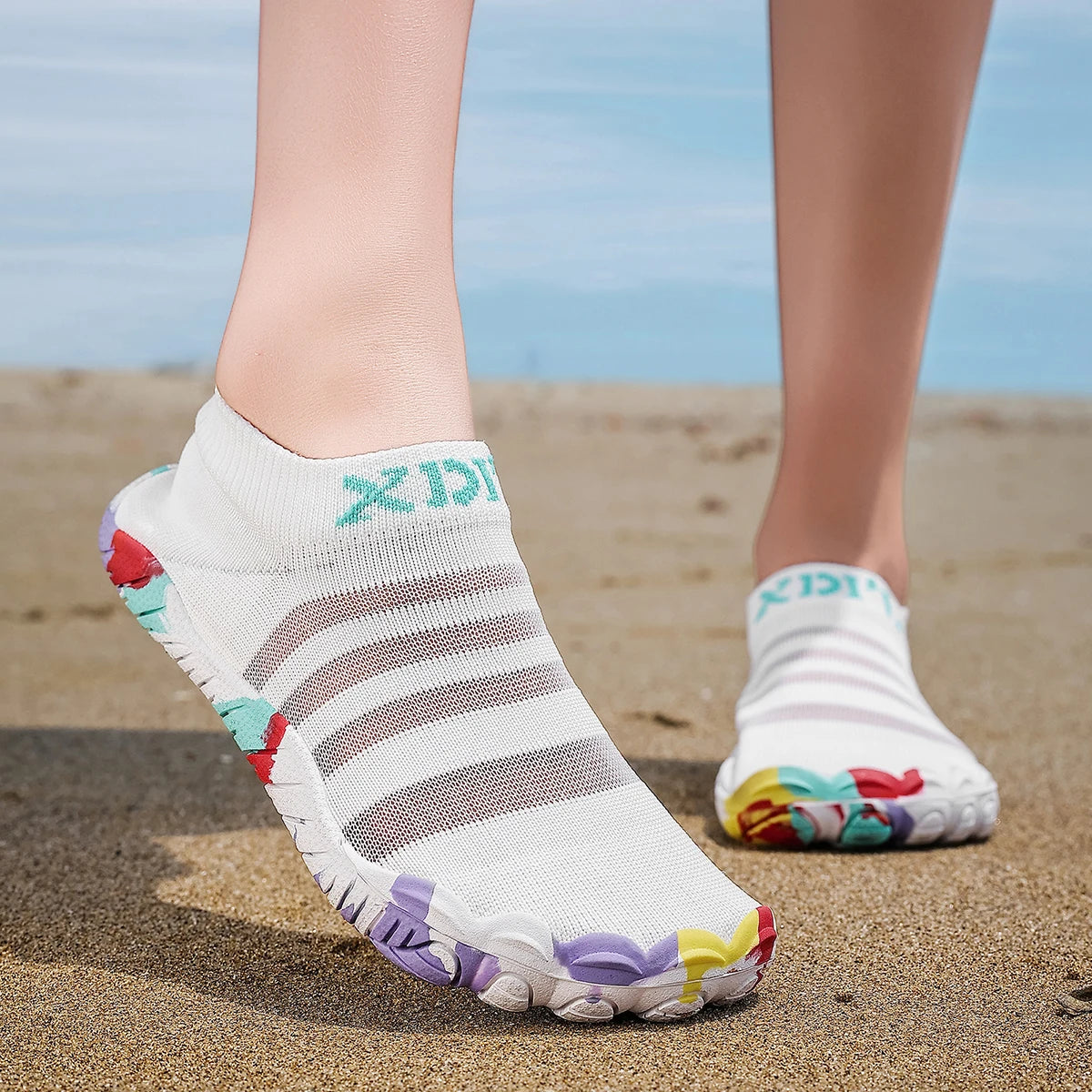 River tracing shoes for women, quick drying anti slip amphibious shoes,