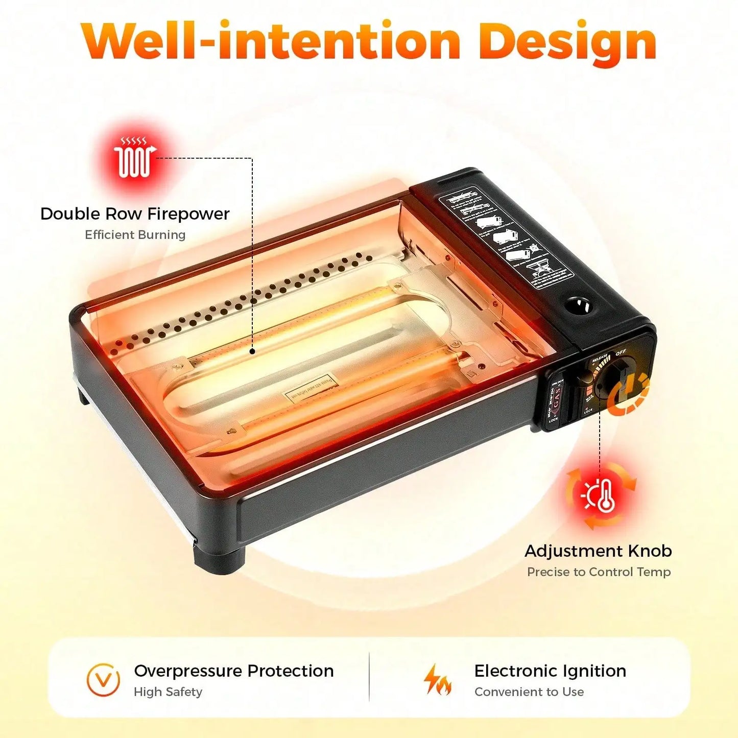 tabletop Gas Grill Stove ,for Outdoor Camping