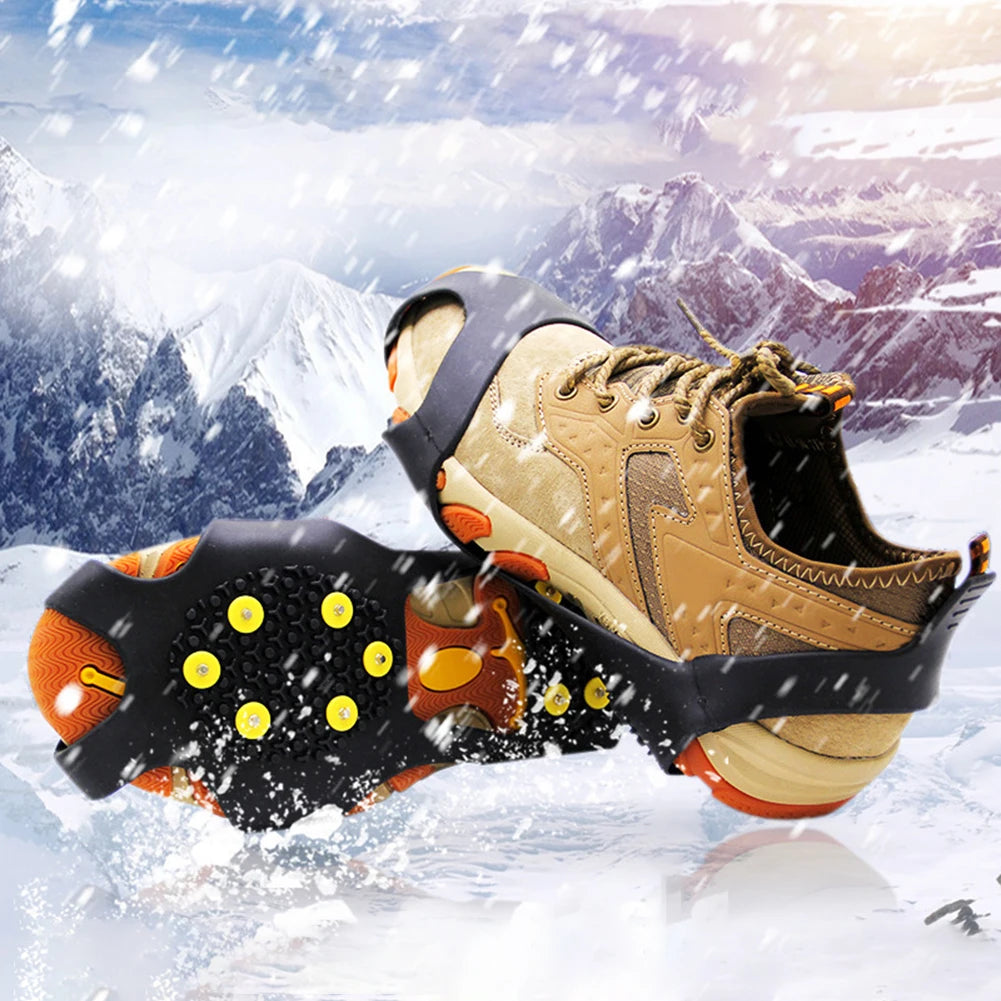 10 Teeth Ice Climbing Anti-Slip  Shoe Spikes