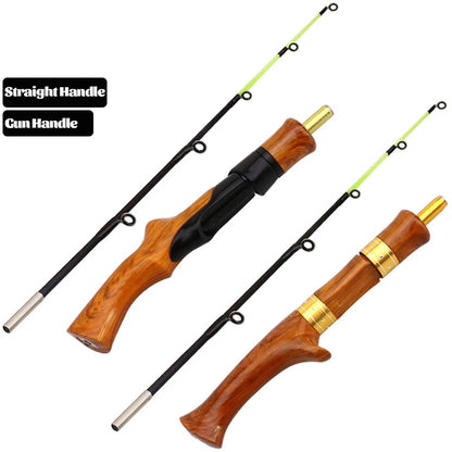 62cm Winter Ice Fishing Rod Carbon Casting  Tackle Compression Resistance