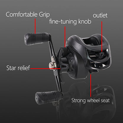 High Performance Baitcasting Reel 72 to 1 Gear Ratio