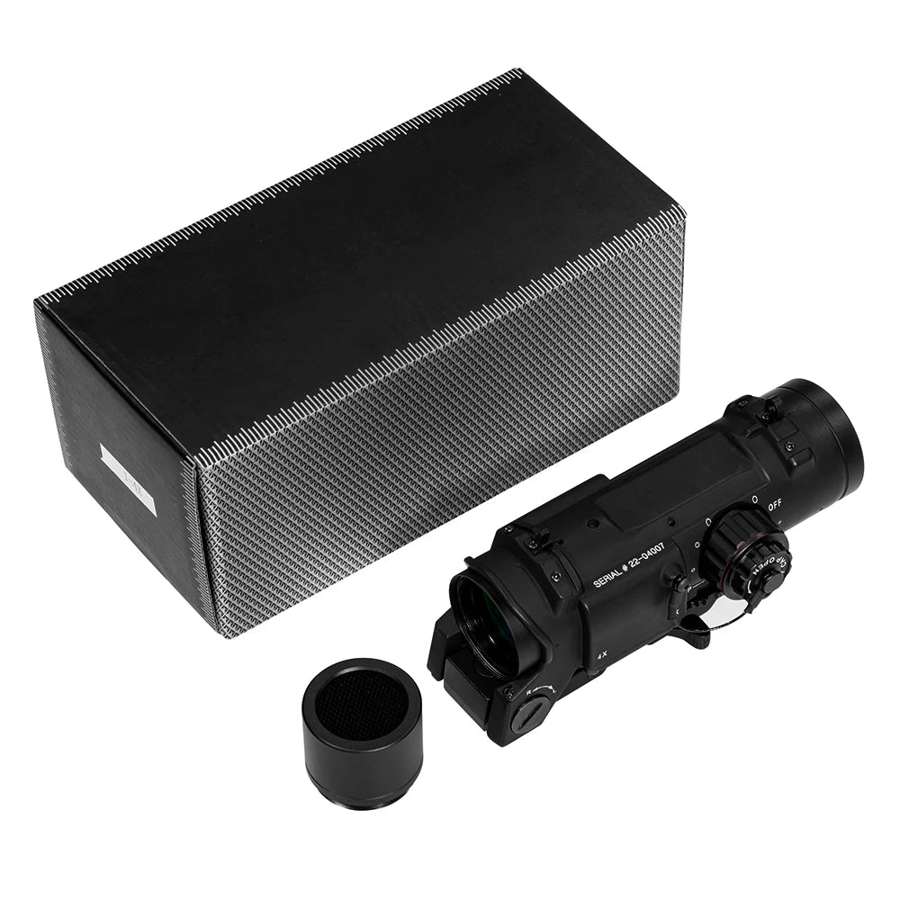 Tactical Rifle Scope Quick Detachable 1X-4X Adjustable Dual Role Sight for Airsoft Gun Hunting