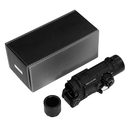 Tactical Rifle Scope Quick Detachable 1X-4X Adjustable Dual Role Sight for Airsoft Gun Hunting