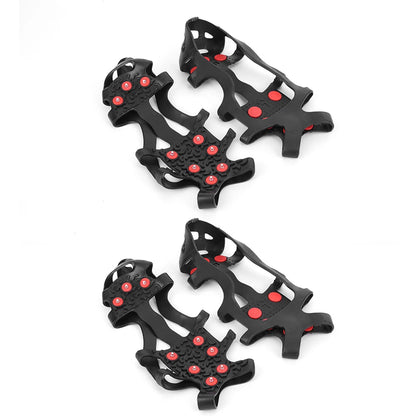 9 Teeth Climbing Crampons Anti-Slip Mountaineering Cleats Unisex Snow Claw