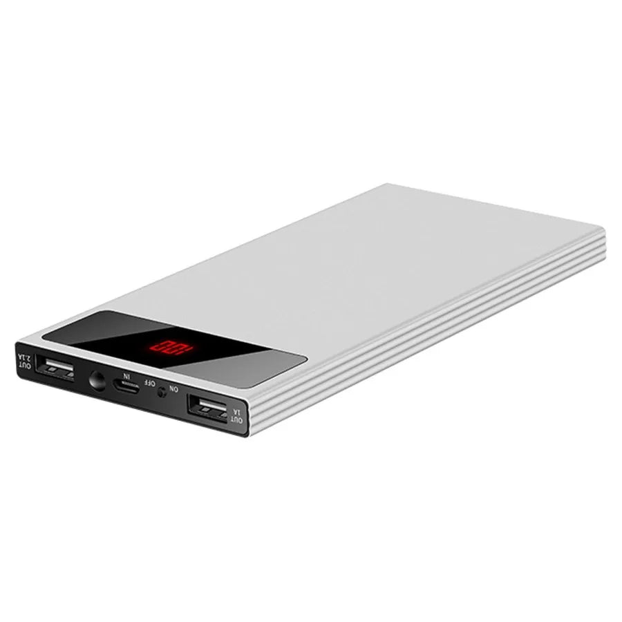20000mAh Power Bank Ultra Thin External Battery Pack