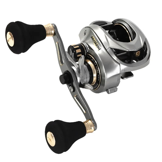 Baitcasting Reel Drag 15KG Deep Spool 6.5:1 Aluminum Frame Carbon Side Double Handle Jigging