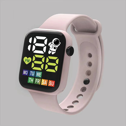 kids Sport Watches Led Display Multi-Function Digital Alarm Clock