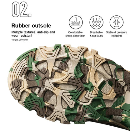 Men's lightweight hunting tactical desert boots