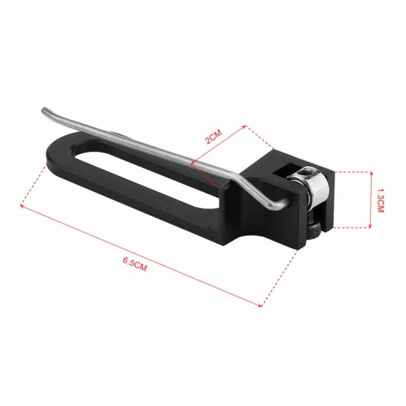 Professional Aluminum  Recurve Bow Magnetic Arrow Rest For Right Hand (Black)