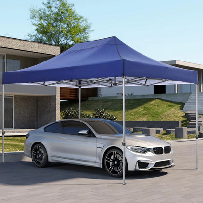 10x15 Pop Up Canopy without Sidewall, Heavy Duty Canopy All Season Wind Waterproof