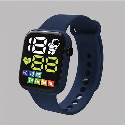 kids Sport Watches Led Display Multi-Function Digital Alarm Clock