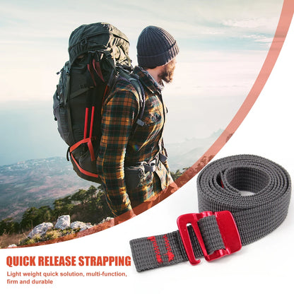 3-10PCS 1.5M Cord Tape Nylon Rope with Quick Release Hook