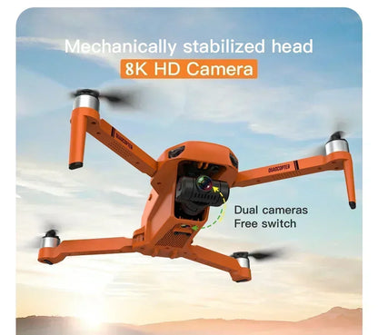 KF102 4K GPS Drone Dual HD Camera WIFI FPV Foldable Quadcopter
