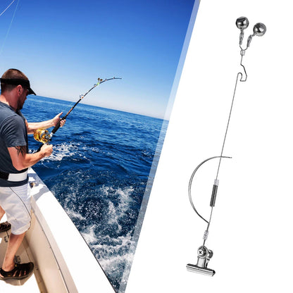 1/2/3Pcs  Stainless Steel Night Fishing Alarm Bells Adjustable and Anti-corrosion